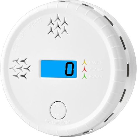 Carbon Monoxide Alarm Detector, CO Alarm Detector with Digital Display, for Home, Office, Loud 85dB Alarm (Battery Not Included) (1/5)