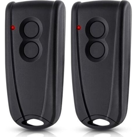 Telecomando per porta da garage EcoStar RSC2-433 RSE2-433 RSZ1-433, compatibile con Hormann Ecostar Liftronic/TUBAUTO EuroPro 500/700/800 Portronic D2500/D5000/S4000, 2 pezzi (1/5)