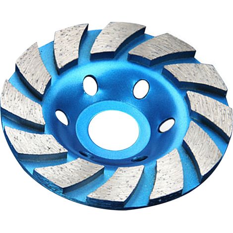 Diamantschleifscheibe 100 mm, Schleifscheibe für Stein- und Betonpolitur, blau (1/5)