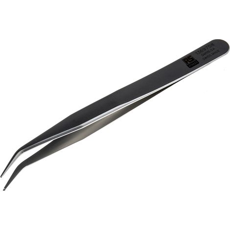 Brucelles RS PRO SM115.SA pointe rainurée en inox, L. 120 ( Prix pour 1 )