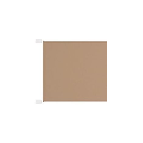 Auvent vertical Taupe 140x800 Tissu oxford (1/5)