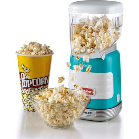 Macchina per pop corn party time azzurro (1/3)