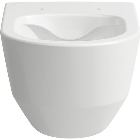 WC suspendu LAUFEN PRO, sans bride, à fond creux blanc LCC LAUFEN