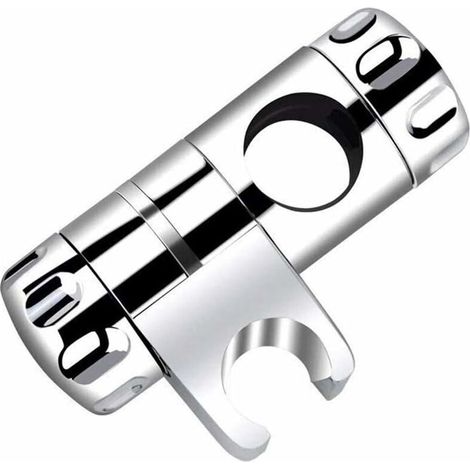 [NIEMALS VERWENDET] Brausehalter, an der Wand montierte Stange, verstellbare Duschstange, Handbrausehalter, austauschbarer Handbrausehalter, Duschkopfhalter, 25 mm, verstellbarer Durchmesser, ABS, Chr
