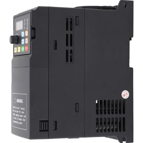 Convertisseur de fréquence monophasé compact de 0,75 kW, variateur de vitesse pour moteur à une entrée et trois sorties, universel 220-240 V (1/5)