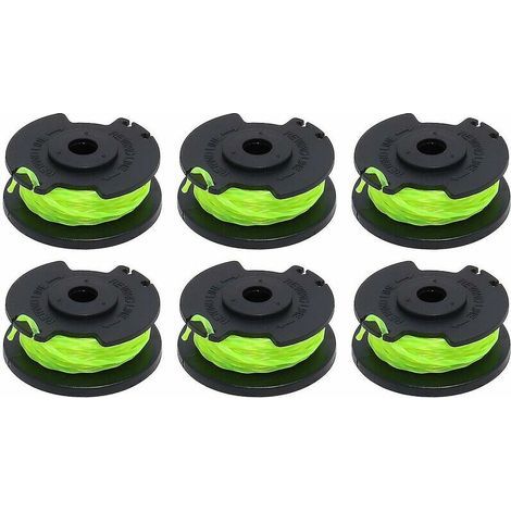 Accessoire pour débroussailleuse Lot de 6 bobines de rechange pour coupe-bordures Rac143 compatible Ryobi 36 V (1/4)