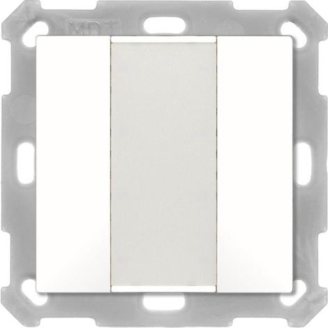 MDT BE-TA5502.02 Pulsante 55 bianco opaco doppio