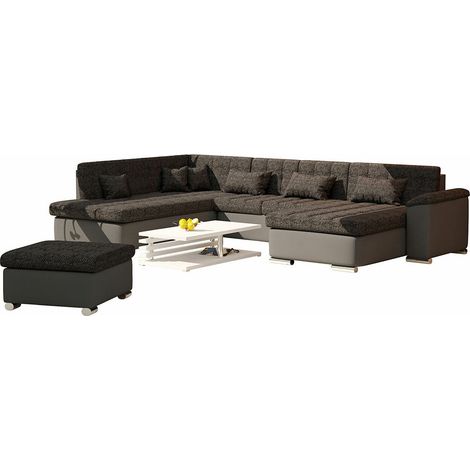 Ensemble de canapés Comfivo Gemma, Soft 020 + Majorka 03, Disponible, 0, Faux cuir + Tissu
