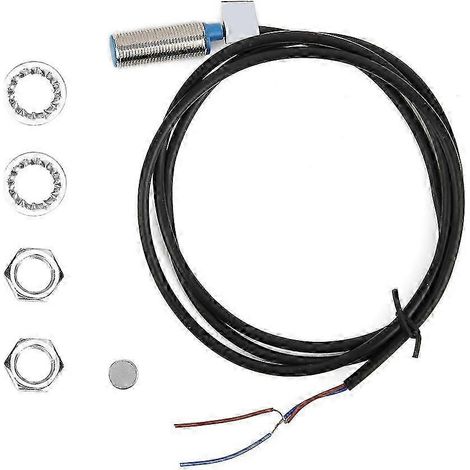 Interrupteur de Proximité Magnétique à Coque Métallique Compacte, Détecteur de Présence DC 0-35V, Contact Normalement Ouvert (1/4)