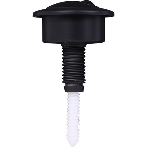 1 (noir) bouton poussoir de chasse d'eau double pour chasse d'eau de toilettes (1/5)