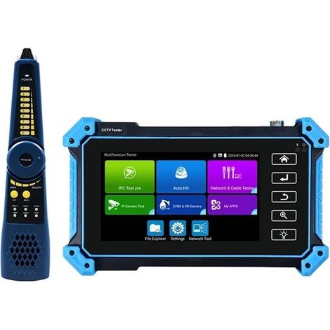 Testeur IPC testeur de vidéosurveillance IPC-5200C Plus 8MP AHD CVI TVI SDI testeur de caméra IP Ipc 5100c Plus 5.4 "testeur de câble VGA écran Tactile(IPC-5100c Plus) (1/3)