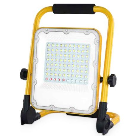 LED-Projektor mit Akku 50W 6500K Notlicht USB-Ausgang GSC 202605002