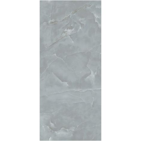 Carrelage effet Onyx Bleu Brume 278x120x0,6 cm Brillant Nerolio - Mur intérieur (vendu par carton de 3,336 m²) - RO'MA CARRELAGE