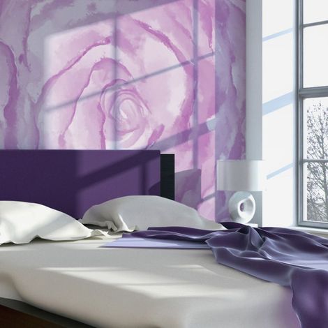 Papier Peint "Fleur Rose Rose II" 193 x 250 cm (1/2)