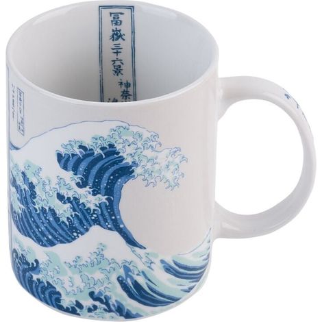 Tasse à café en céramique « La Grande Vague de Kanagawa » de 350 ml (1/4)