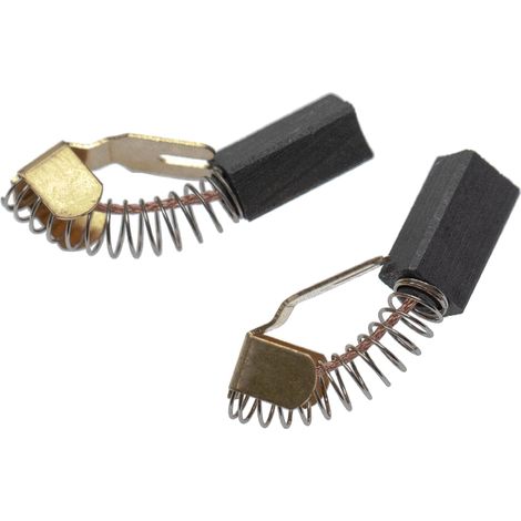 vhbw 2x Balais de charbon pour moteur 6,25 x 8 x 16mm compatible avec Metabo EK 600/2, EW 7116 S, EW 7117 QUICK, EW 7126 S outil électrique