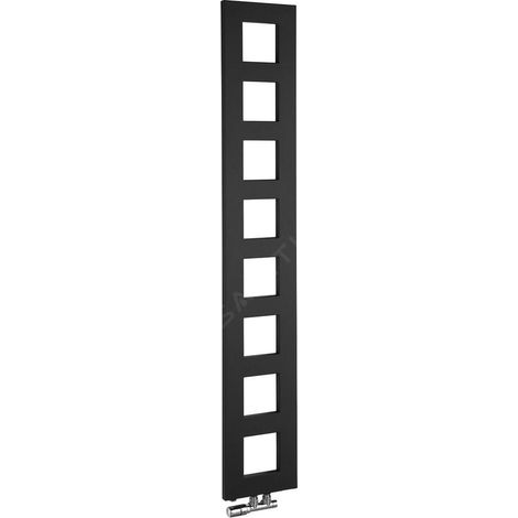 Sapho Block - Corps de chauffe, 280x1750 cm, 461 W, noir mat IR182 (1/5)