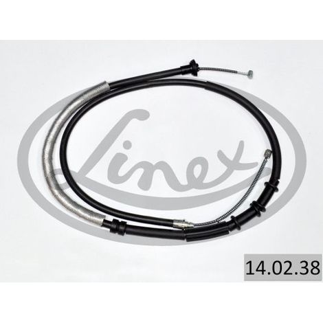 Tirette à câble, frein de stationnement LINEX 14.02.38 FIAT 51846221 55701942