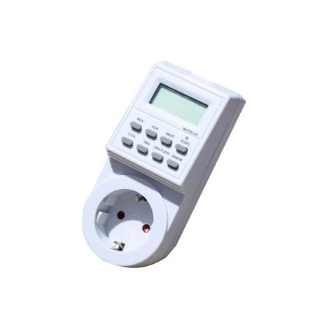 Digitaler Timer Silver Electronics 49401 weiß 3600 Watt