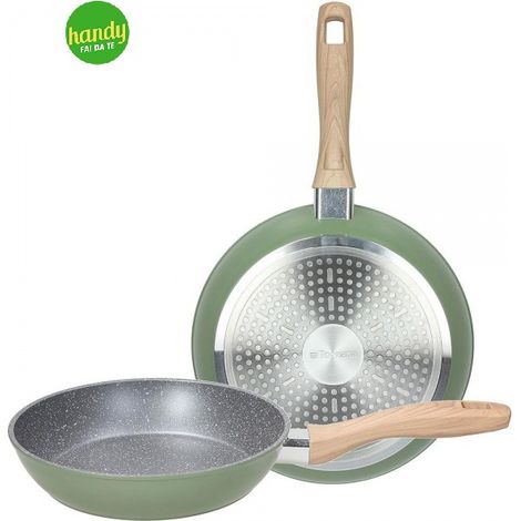 Set 2 Padelle Tognana Stone Sage Ø 24 e 28 cm (1/3)