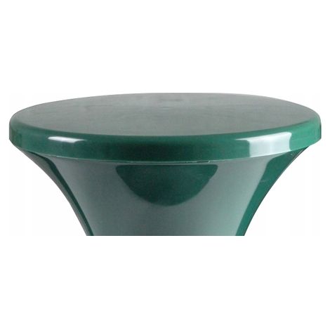 Siège de tabouret en plastique / Bouteille de produit poli vert