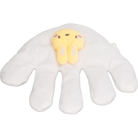 Baby-Beruhigungskissen 23x24cm Anti-Schreck-Kissen verhindert Springen Ungebunden Warmes Weiches Baby-Beruhigungskissen für Schlafhase (Linke Handfläche) (1/5)