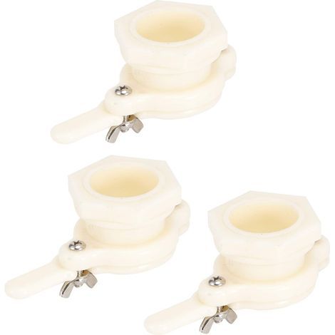 Grifo para extracción de miel, válvula de miel segura y saludable, juego de 3 unidades, plástico apto para uso alimentario, libre de contaminación para apicultores y extractores. (1/5)