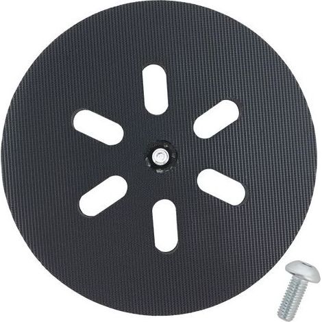 Plateau de ponçage de remplacement de 6 pouces, compatible avec les ponceuses excentriques Bosch ROS65VC, 1250DEVS, 3727DVS et 3727DEVS — Plateau de support à 6 trous (système auto-agrippant) (1/3)
