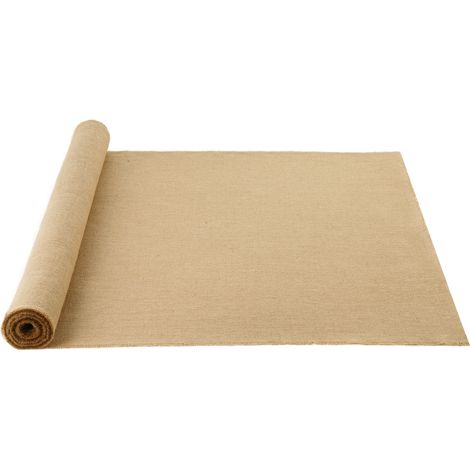 VEVOR Burlap Fabric Roll, 40” x 30 ft & 50 x 50 High Density Wide Natural Burlap Fabric Rolls, Jute Fabric Burlap Tree Wrap Roll, for Decor, Crafts, Wedding, Gardening, Plant & Tree Winter Covering (1/5)