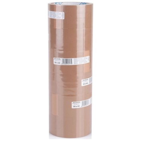 Cinta de embalaje avana 50 x 66 m, pack de 6 unidades