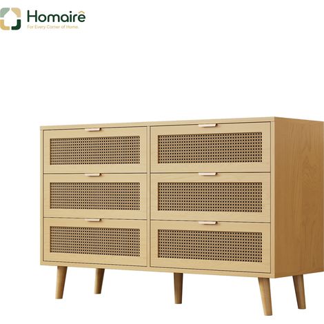 Flur- Garderobenschrank Eiche 120 x 40 x 76.5 cm Polyester HOMAIRE (1/5)