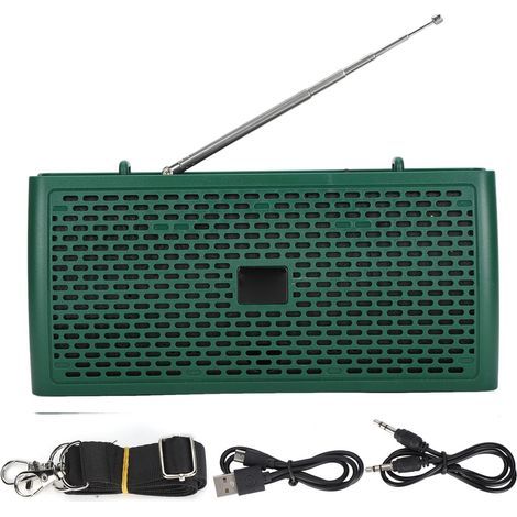 Enceinte Bluetooth Portable 5.0 avec Panneau Solaire, Lampe Torche LED et Radio FM (1/5)