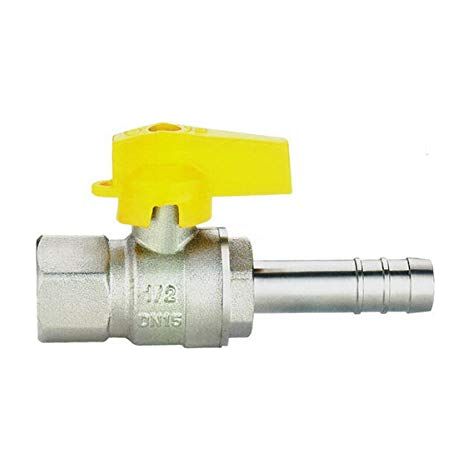 rubinetto diritto gas femmina portagomma 1/2 x 14