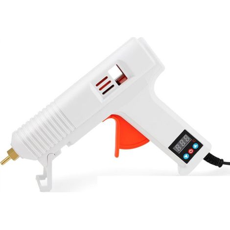Adjustable temperature digital glue gun for crafts, DIY projects, and home repairs (1/5)
