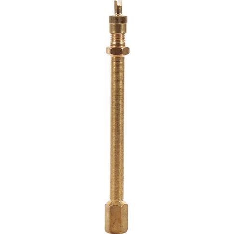Poteau d'extension de tige de Valve de pneu automatique en laiton, bouchons d'extension, alésage droit 100 mm (1/5)