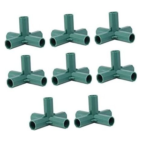 8Pcs Drip Tube Connectors Garden Reinforcement Parts Tubular Part Garden Reinforcement Tube Pedal Parts Furniture Accessories Pillar Elbow Support (1/5)