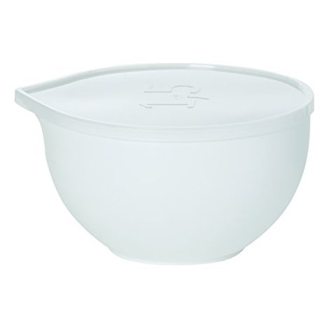 Ciotola per mescolare plast-team superbowl coperchio flessibile facile da pulire