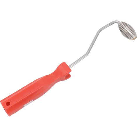 Rouleau à bulles fibre de verre outil de lissage en alliage d'aluminium avec manche plastique type olive (1/5)