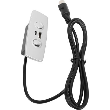 Recliner Chair Controller Replacement, 2-Button, 5-Pin USB Type-C Manual Charging Control Switch, Universal Manual Control with 12-29V Input (1/5)