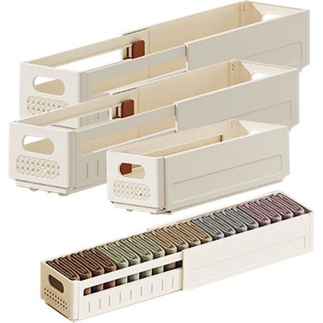 2 Organisateurs Tiroirs 28-48cm – Réglables (1/4)