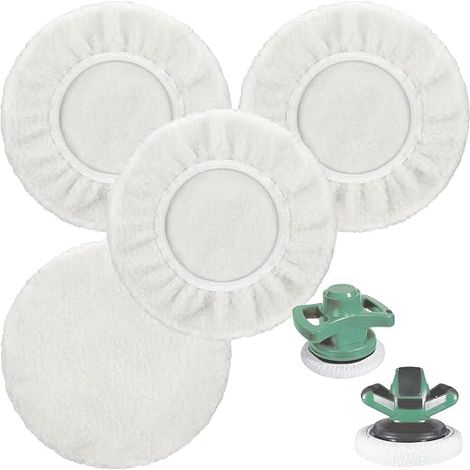 Car Polishing Kit Microfibre Caps (12-15cm) Paint, Motorcycle Wood Furniture, Compatible with (1/2)