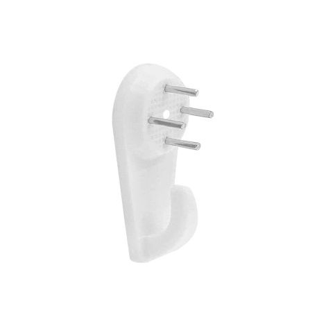 Gancho De Pared Blanco Lauxa Home - 4Kg / 4Uds. - Pack 12 Uds. (1/5)