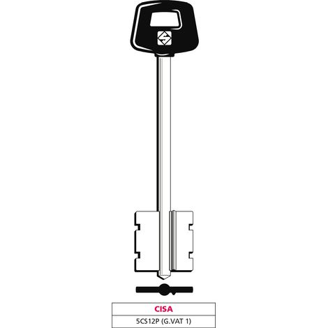 Silca CHIAVE A DOPPIA MAPPA 5CS12P (G. VAT 1) CISA 5.00 pz