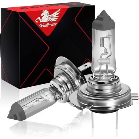H7 55W Halogen Headlight Bulbs 3000K Yellow 12V Car Fog Lamp Motorcycle, 2pcs (1/4)