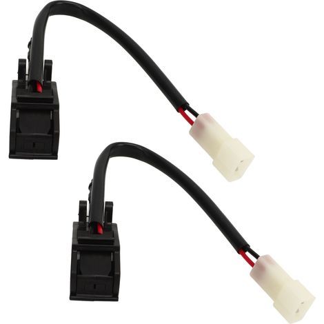 coppia di ugelli lavavetro anteriori riscaldati 6E0955986B, ricambio robusto e durevole, resistente alle crepe, per Bora MK4 Beetle Cabrio. (1/5)