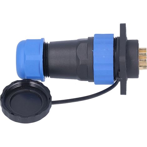 Connecteur d'alimentation étanche IP68, fiche/prise carrée 4 broches, norme aéronautique 380 V 10 A SP2814 broches (1/5)