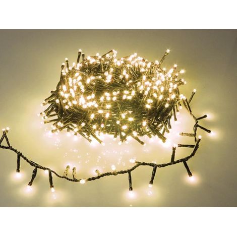 Straightlight Led - 16 M - 750 Lampadine Bianco Caldo - Filo Verde