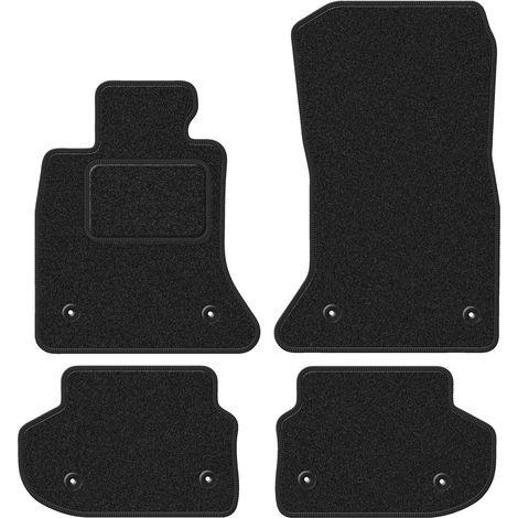 Tapis de sol en velours pour : BMW Série 5 F10FL berline (2013-2017) anthracite (1/5)