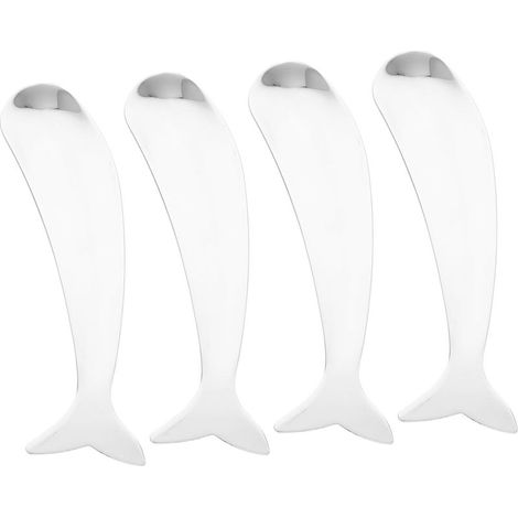 Garneck Set mit 4 wiederverwendbaren Eiskugelportionierern aus Edelstahl (1/5)