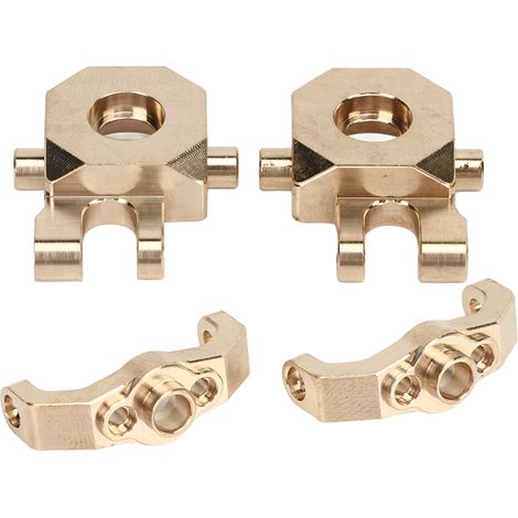 Siège volant pour voiture radiocommandée, moyeu de volant type C, boîtier de protection de bras de direction, accessoires RC en laiton, compatible avec Traxxas 1/18 (1/5)